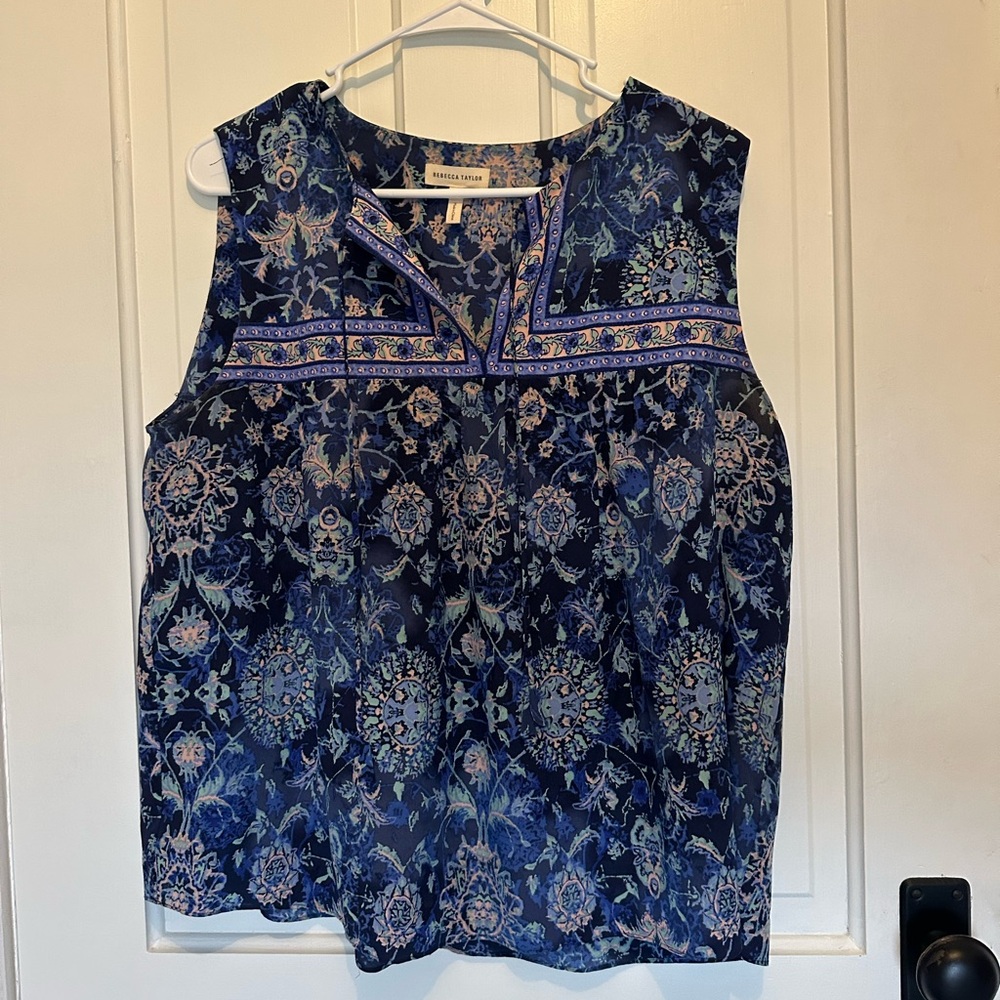 Rebecca Taylor Silk Tank Top